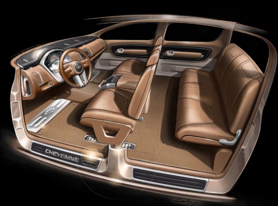  Chevrolet Cheyenne Concept 2003 года  (фото 2 из 8)